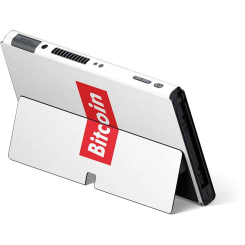 Bitcoin Crypto Nintendo Switch OLED (2021) Skin